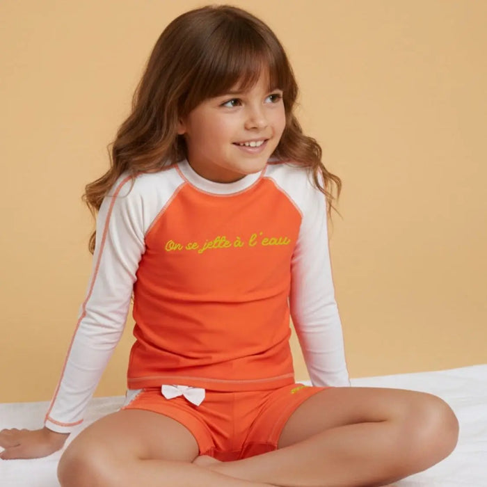 Ensemble enfant Anti-UV fille : Sunny Plouf