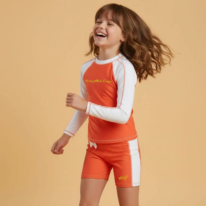 Ensemble enfant Anti-UV fille : Sunny Plouf