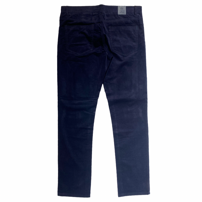 Enzo Alpha-482 Dark Navy Velour High End Pants