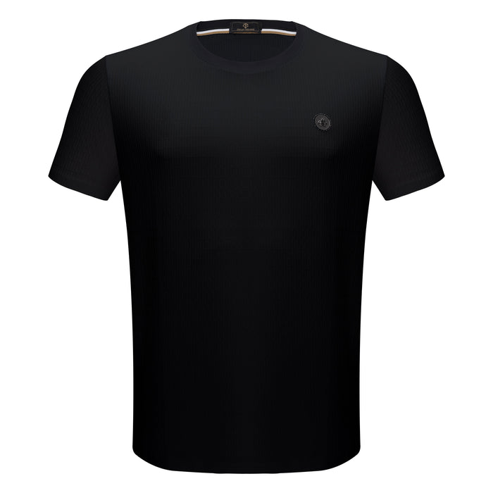 Fashion Mark T-shirt - Century Penthouse BLACK