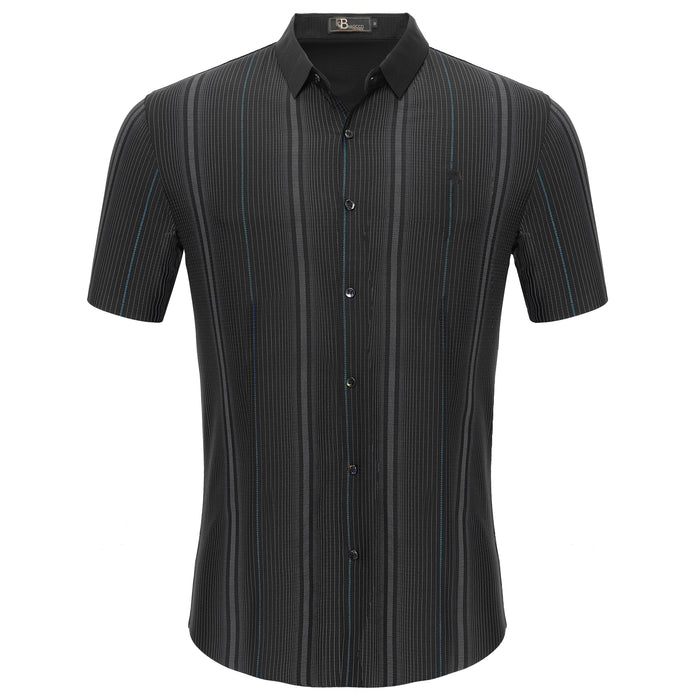 Fearless Finesse Short-Sleeve Shirt BLACK