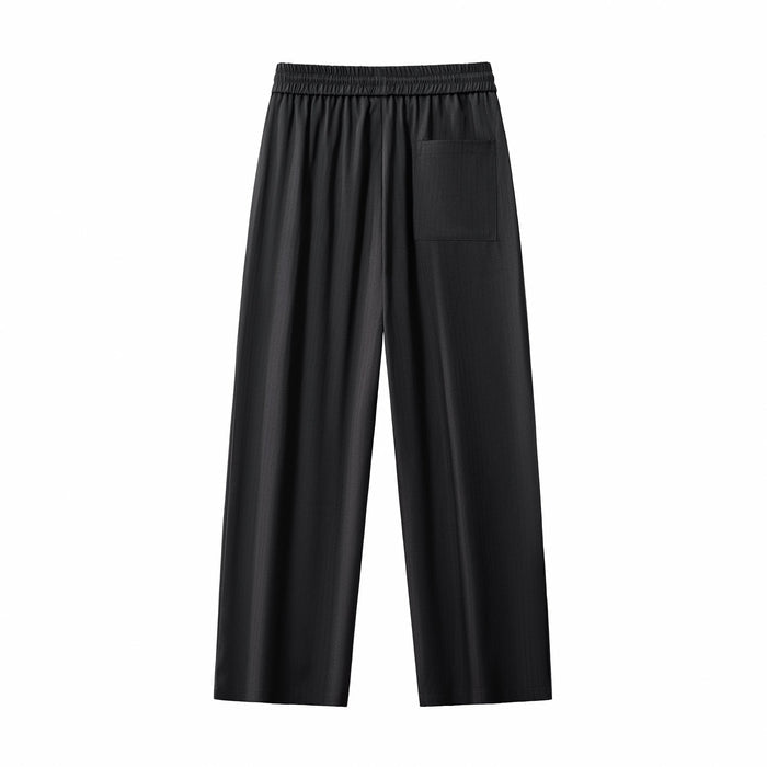 Flow Set – Textured Short Sleeve Shirt & Pant BLACK
