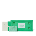 A green rectangular gift card holder features the text "FLAMINGO ESTATE."