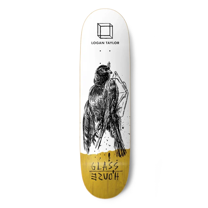 Glass House Logan Taylor Messenger 8.25" Skateboard Deck