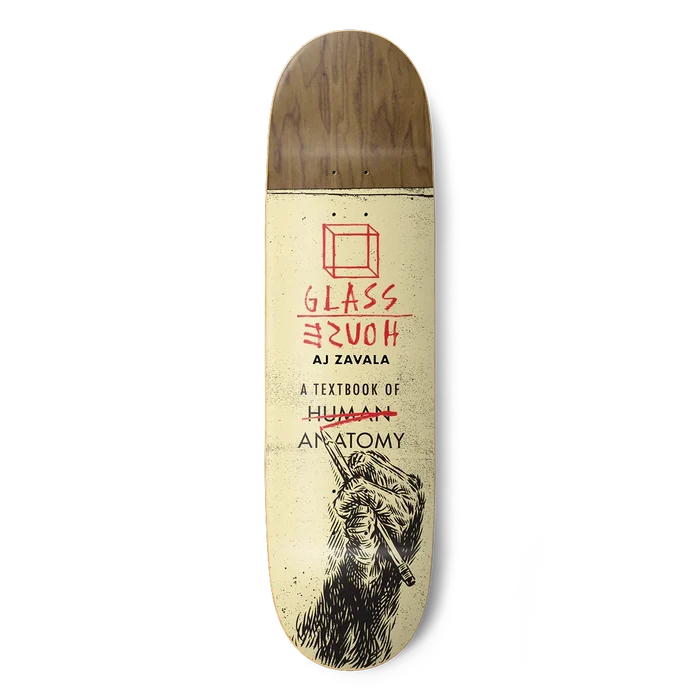 Glass House Zavala Anatomy 8.25" Skateboard Deck