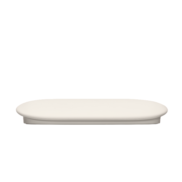 Google TV Streamer (4K) - Porcelain front view