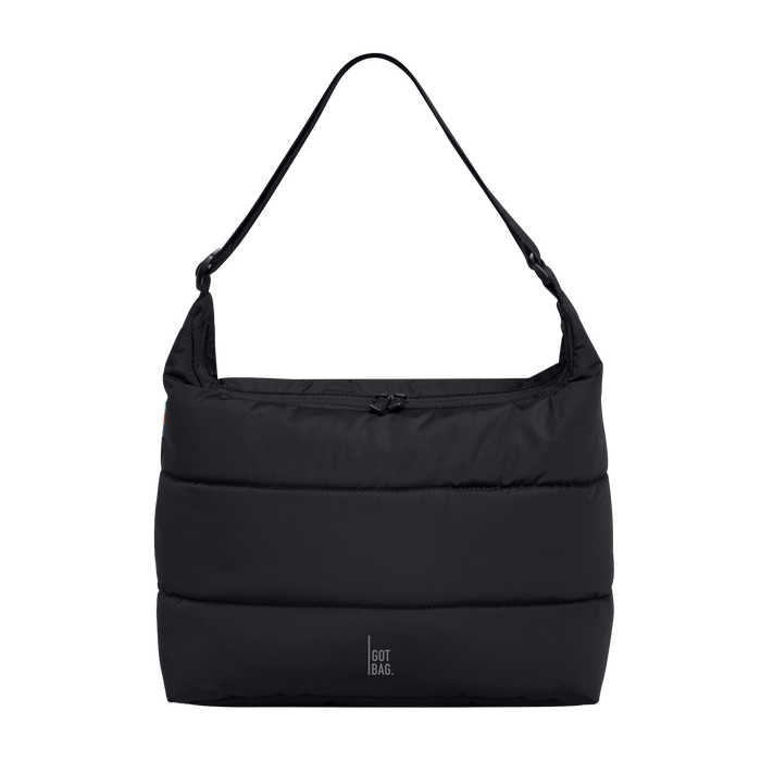 Got Bag Puffer Square Monochrome Black Large Bag