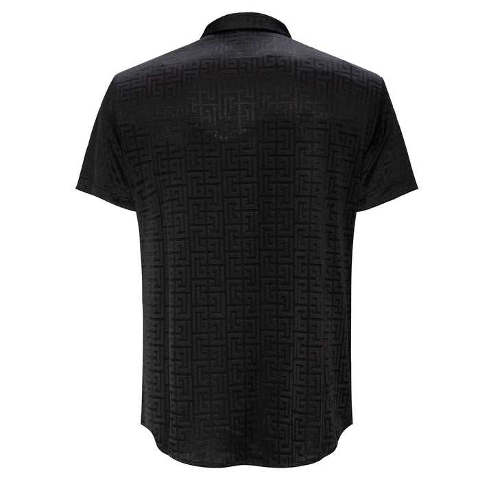 Grecian Grace Shirt - Century Penthouse Black