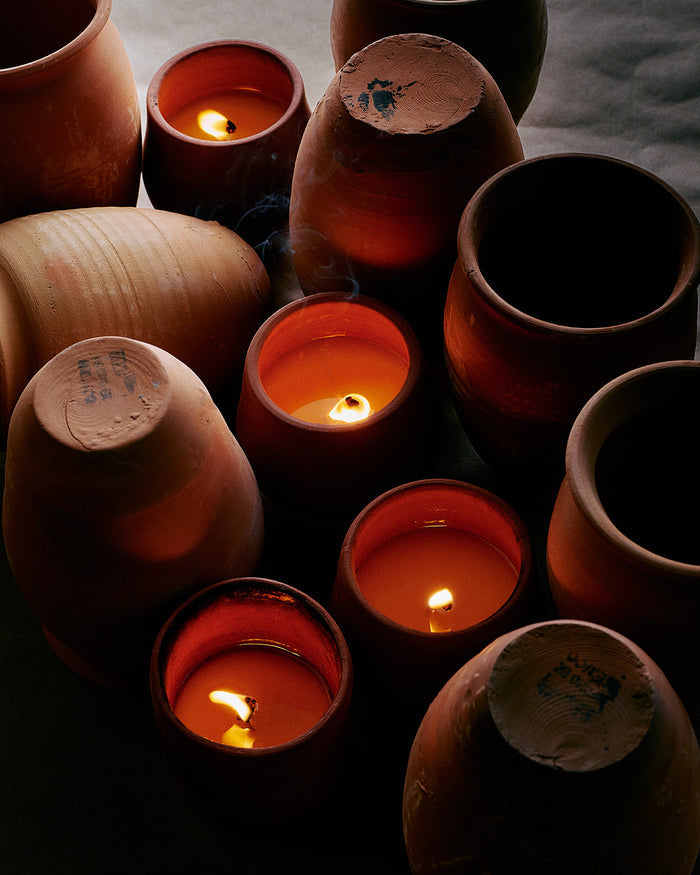 Green Citronella Candle