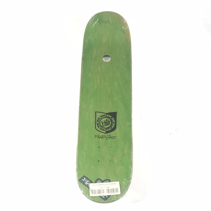 Habitat Guru Khalsa Elephant Black/Green 8" Skateboard Deck