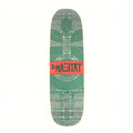 Habitat Plaid Logo Green/Red 8.38 Skateboard Deck