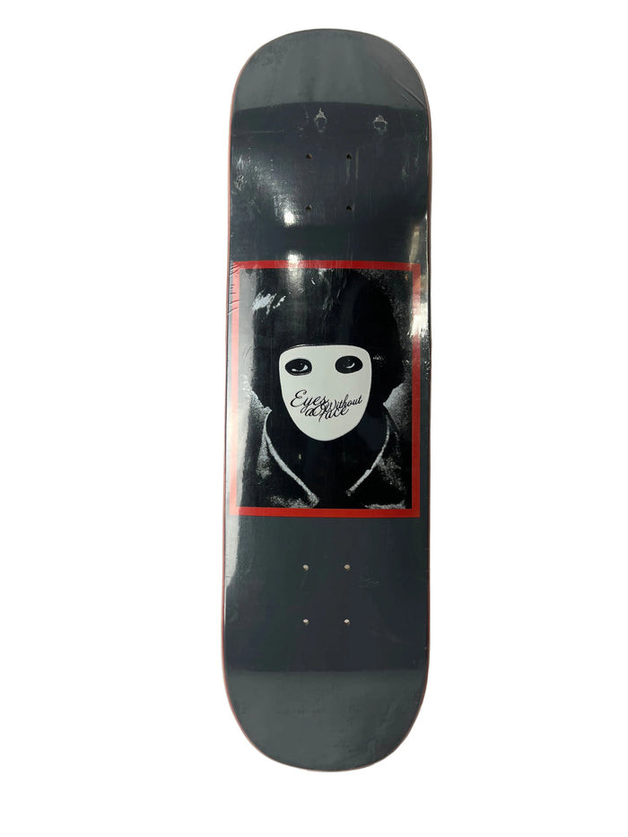 Hockey Eyes Without A Face Mime Black Grey Red Size 8.375" Vintage NOS Deck