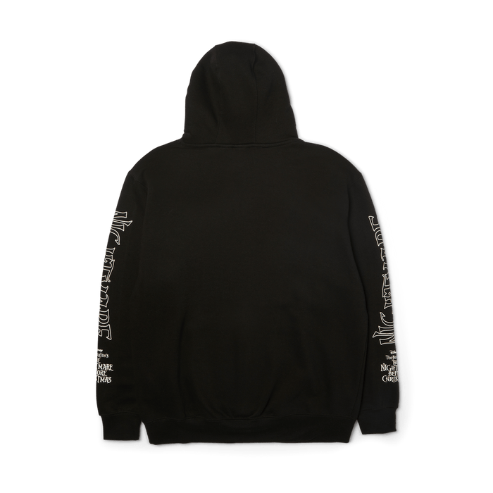 Huf X Nightmare Jack Skellington Black Hooded Sweatshirt