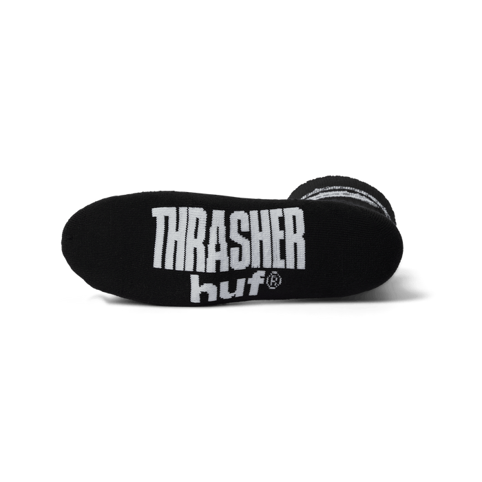 Huf X Thrasher Logo Black Socks