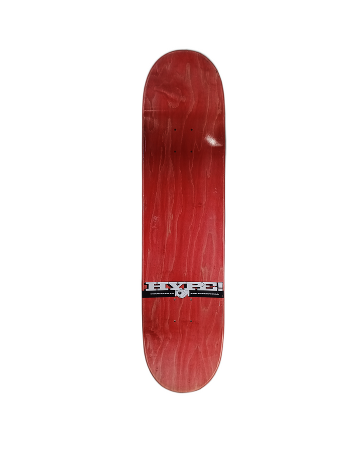 Hype Industry Madness White Red Blue Size 8.1" Vintage NOS Deck