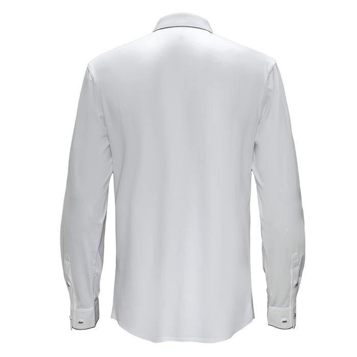 Imperial Essence Button-Up Shirt WHITE/SILVER - Dudes Boutique
