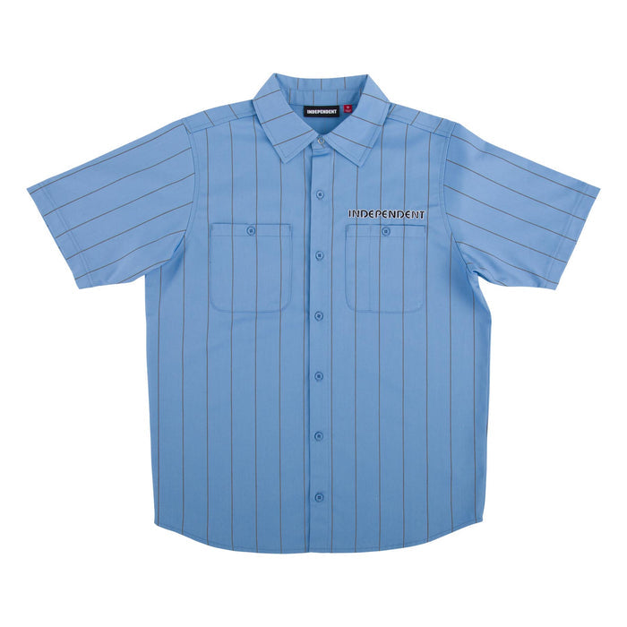 Independent Union Work Top Work Blue S/s Shirt