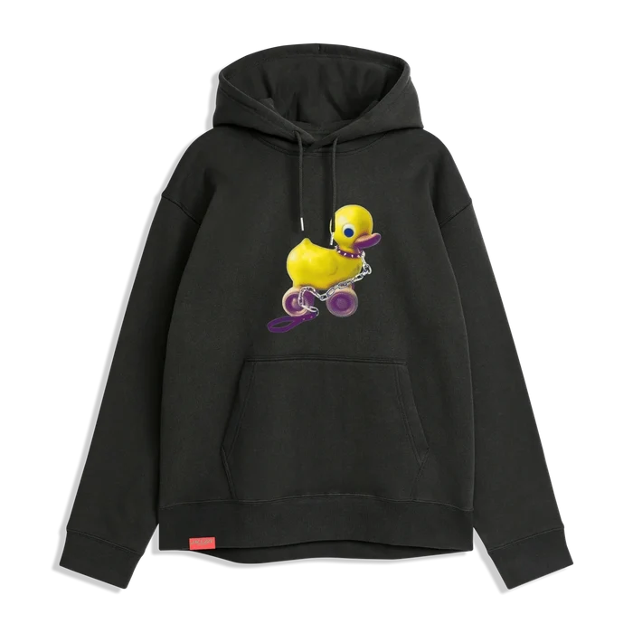 Jacuzzi Duck Black Hooded Sweatshirt - S