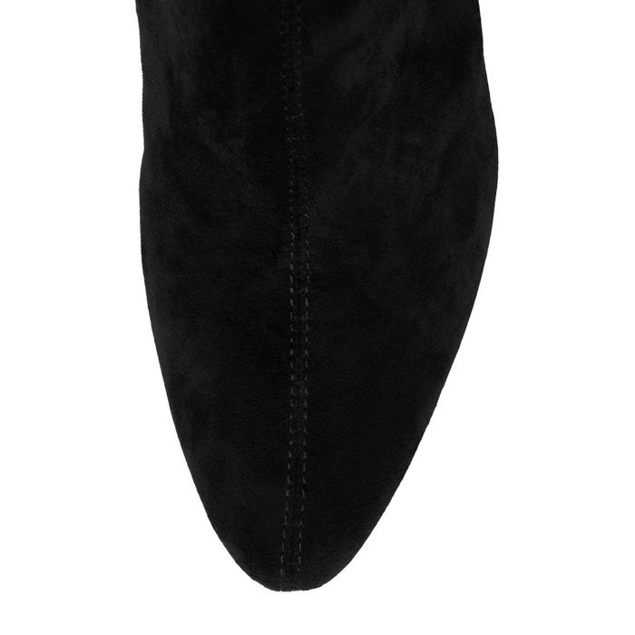 Jeffrey Campbell Parisah Black Suede Over-the-Knee Boot