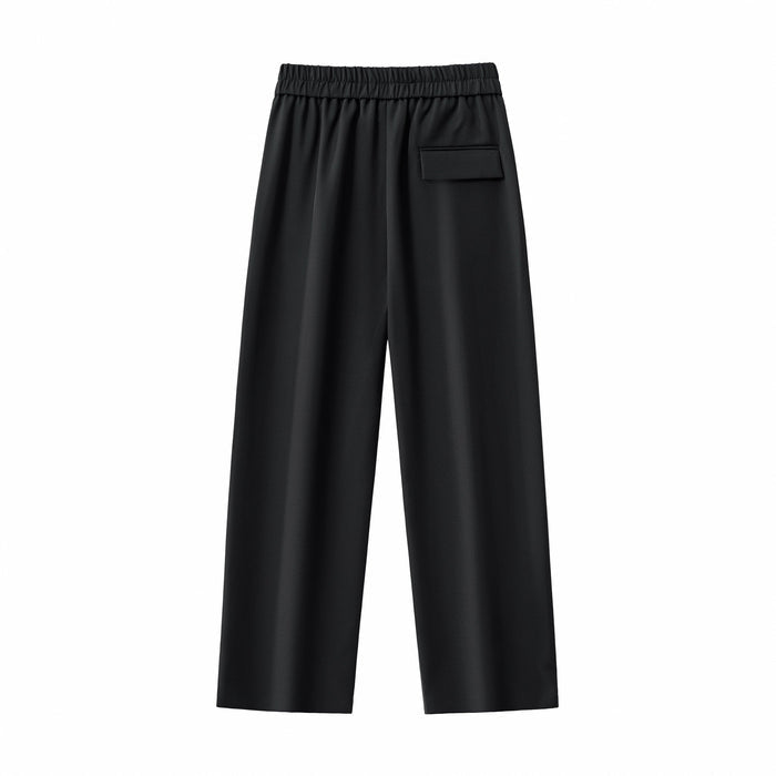 Kingsley Side-Tab Trousers BLACK