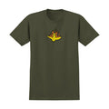 Krooked Firebird Military Green S/s Shirt