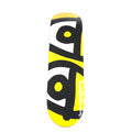 Krooked Team Close Up Eyes Yellow 8.125" Skateboard Deck