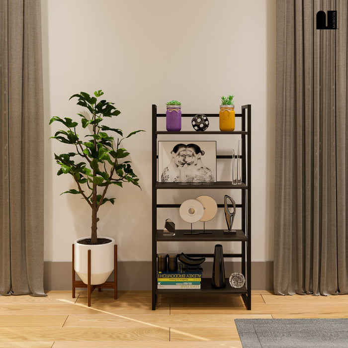 Librero Organizador Plegable con 4 Repisas. Estante Elden
