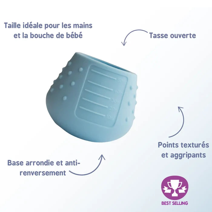 Lot de 2 DinkyCup - tasse d'apprentissage Fleur de Jardin