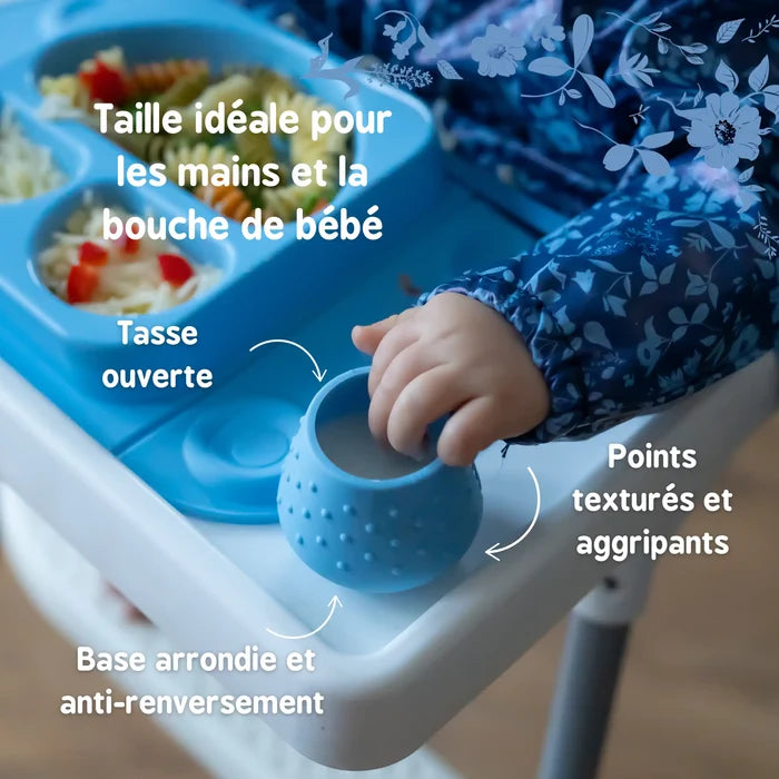 Lot de 2 DinkyCup - tasse d'apprentissage Fleur de Jardin
