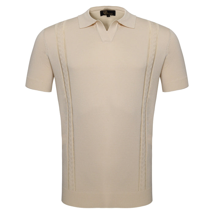 LuxeKnit Polo IVORY