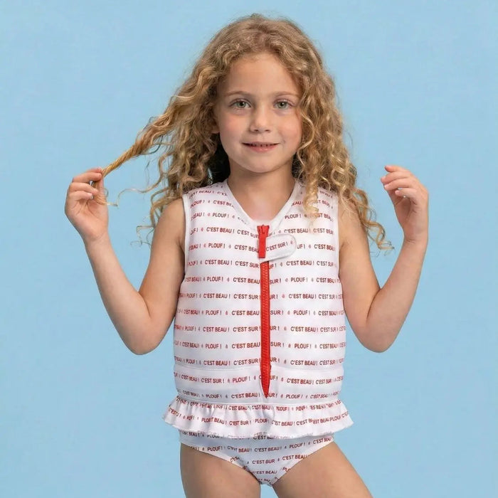 Maillot de bain flottant fille : Butterfly Plouf