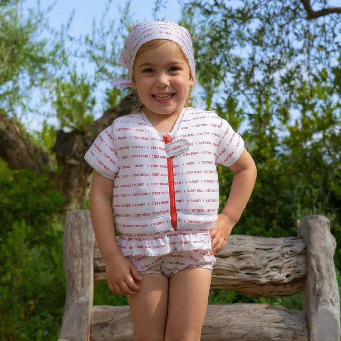 Maillot de bain flottant fille : Butterfly Plouf