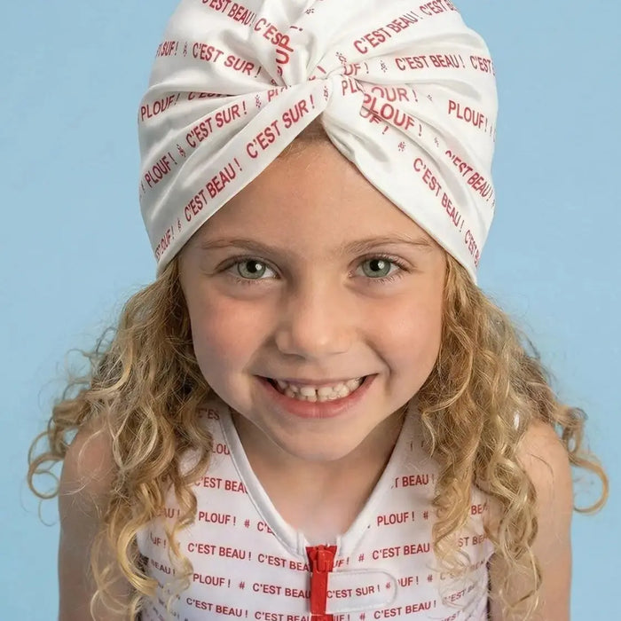 Turban REVERSIBLE enfant anti-uv Plouf Plouf