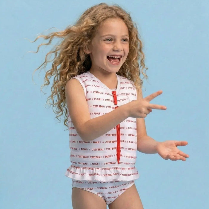 Maillot de bain flottant fille : Butterfly Plouf