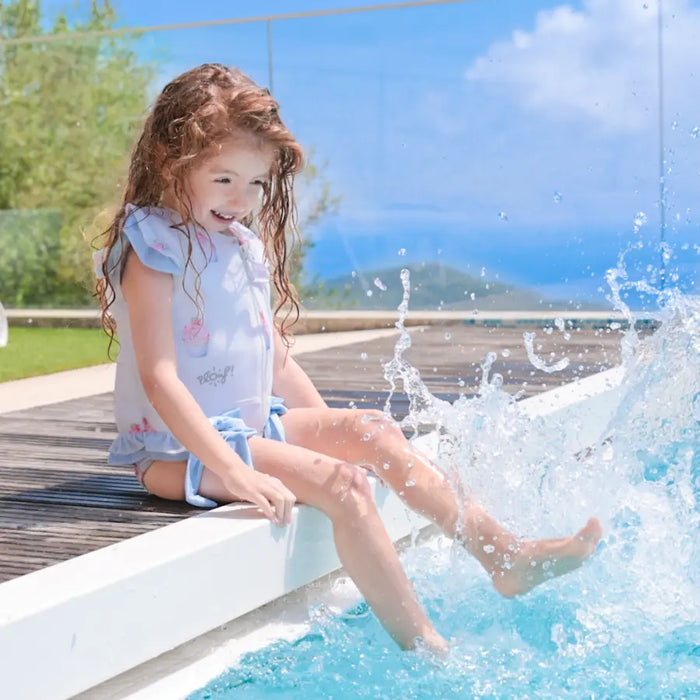 Maillot de bain flottant fille : Charlotte Plouf