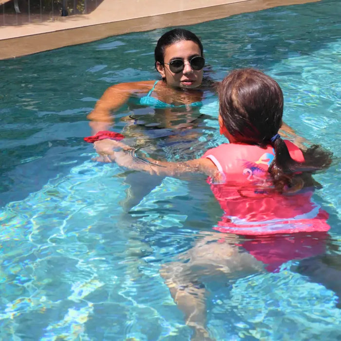 Maillot de bain flottant fille : Flamingo Plouf
