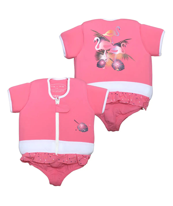 NMaillot de bain flottant fille : Flamingo Plouf