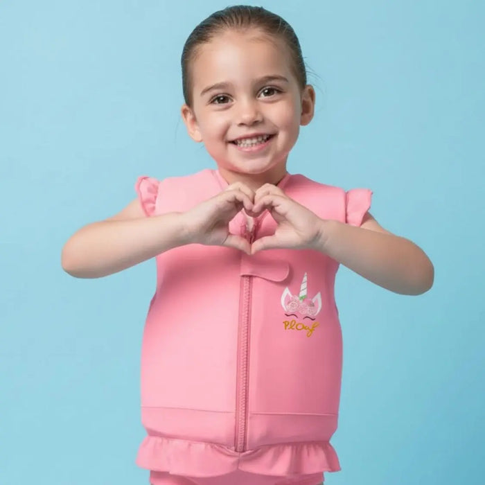 Maillot de bain flottant fille : Rosy Plouf