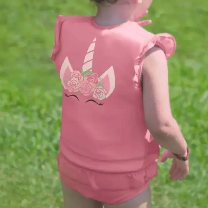 Maillot de bain flottant fille : Rosy Plouf