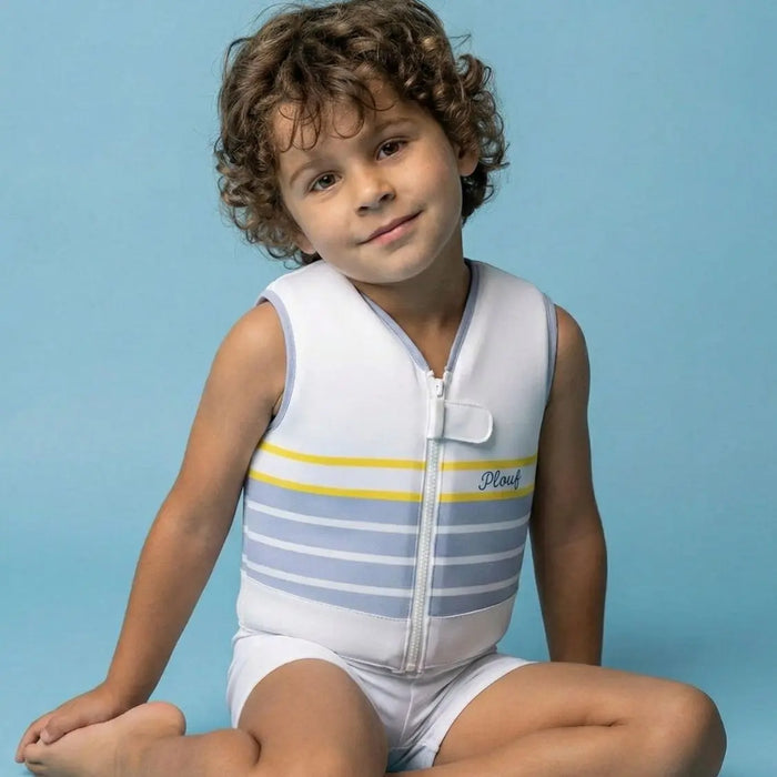 Maillot de bain flottant garçon : Corsaire Plouf