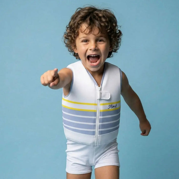 Maillot de bain flottant garçon : Corsaire Plouf