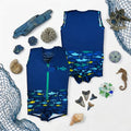 Maillot de bain flottant garçon : Sqwal Plouf