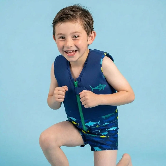 Maillot de bain flottant garçon : Sqwal Plouf