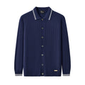 Marquee Cable Knit Cardigan LS NAVY