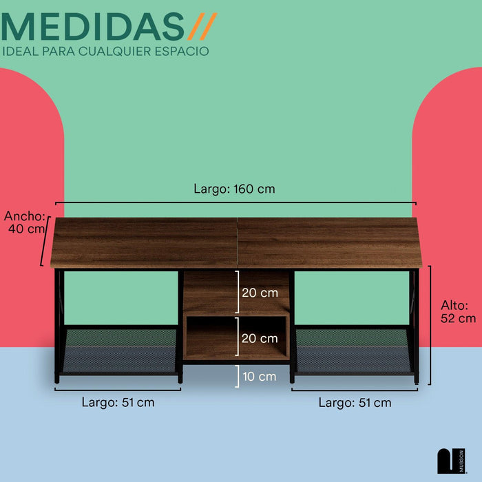 Mesa para TV 40 a 65 pulgadas. Cambel