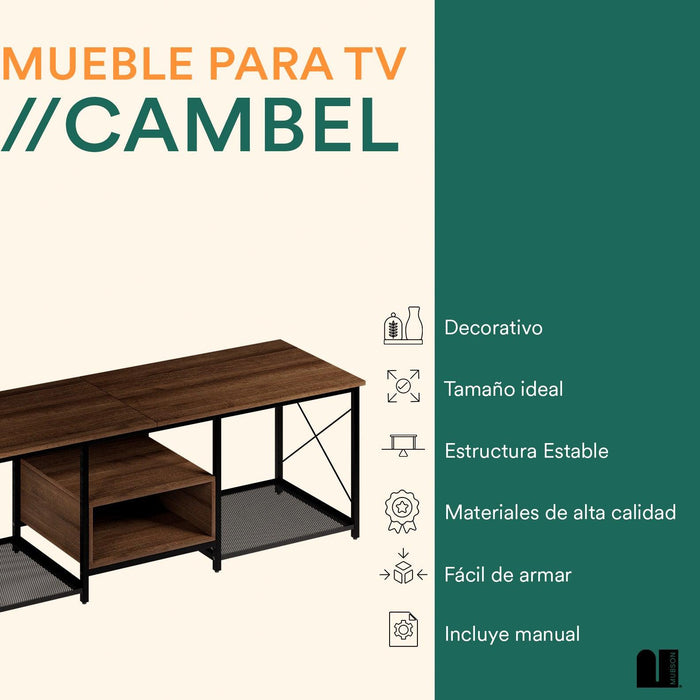 Mesa para TV 40 a 65 pulgadas. Cambel