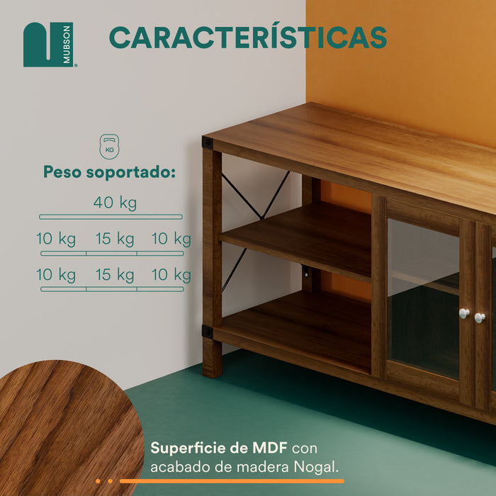 Mesa para TV de 50 a 75 pulgadas 180x40cm Bari