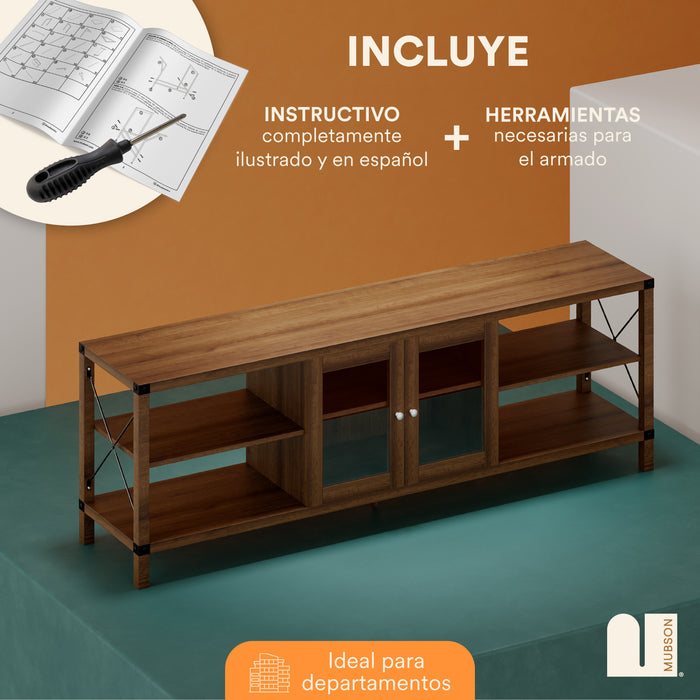 Mesa para TV de 50 a 75 pulgadas 180x40cm Bari