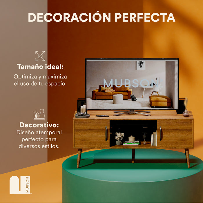 Mesa para TVs de 40 a 55 pulgadas. 120x40cms Marena
