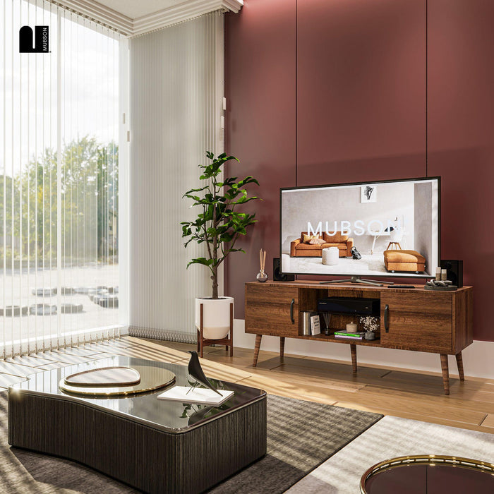 Mesa para TVs de 40 a 55 pulgadas. 120x40cms Marena